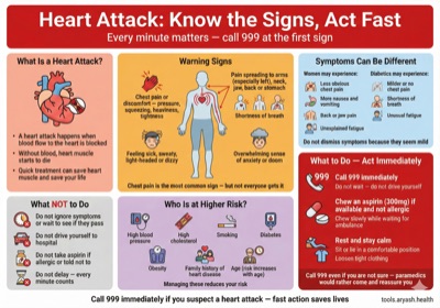 Heart attack recognition guide preview