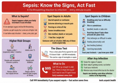 Sepsis recognition guide preview